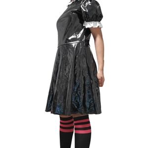 Maid Uniform Cosplay Costume Wet Look PVC
